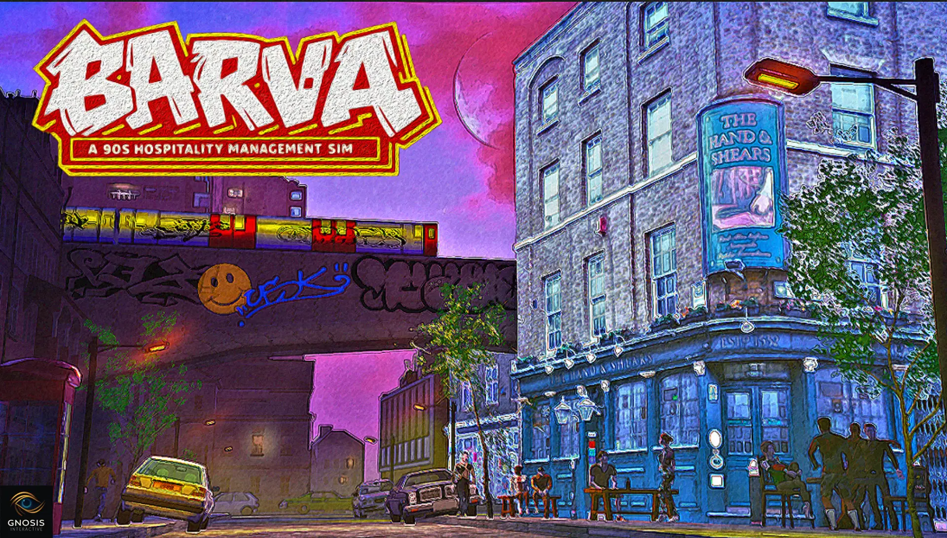 Barva cover art showing a dusky title scene