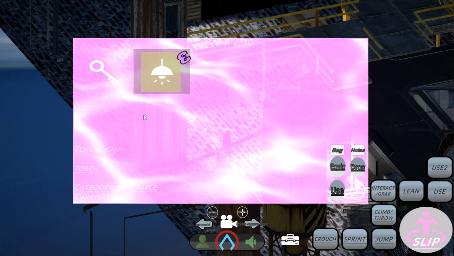Quantum Slip V3 inventory screen