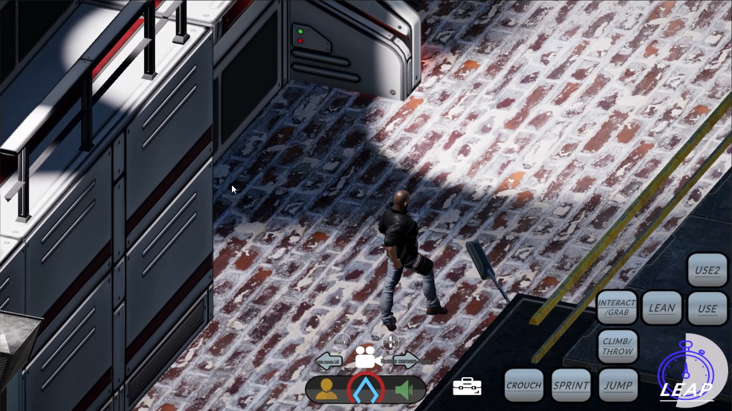Quantum Slip V3 gameplay in an industrial sci-fi space