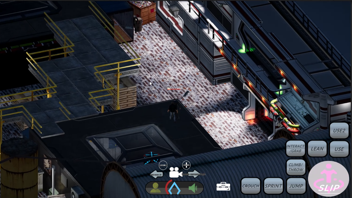 Quantum Slip V3 wide industrial gameplay space